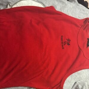 Red Kids Sleeveless Top